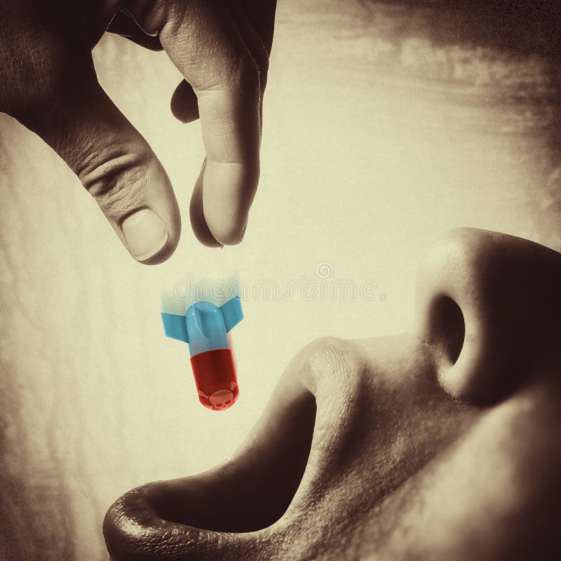 Concept of drug addiction. royalty free stock image Concept of drug addiction. royalty free stock image