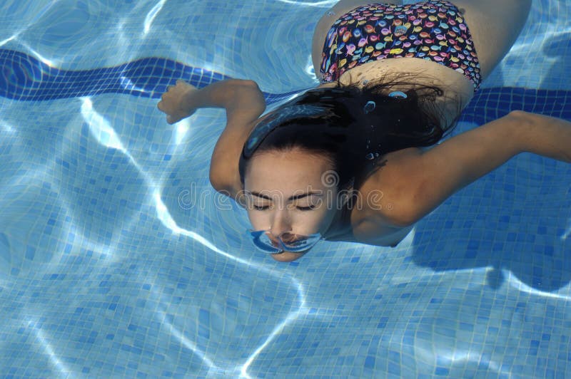 pile Syndicate Rhythmic 318 Women Swimming Underwater Bikini Stock Photos - Free & Royalty-Free  Stock Photos from Dreamstime