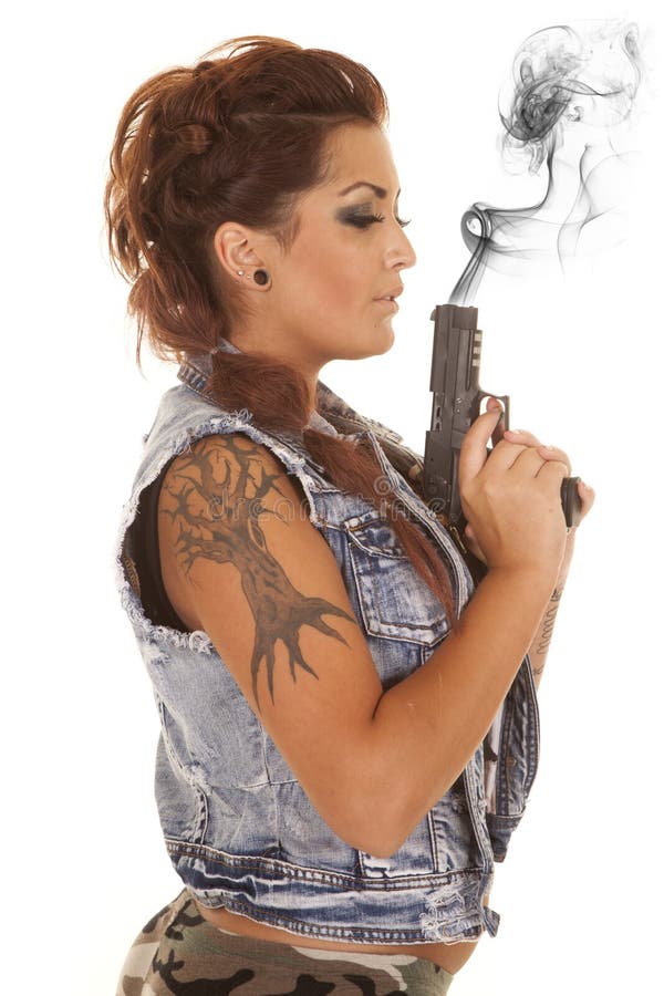 70 Gun Tattoos For Women Illustrations RoyaltyFree Vector Graphics   Clip Art  iStock