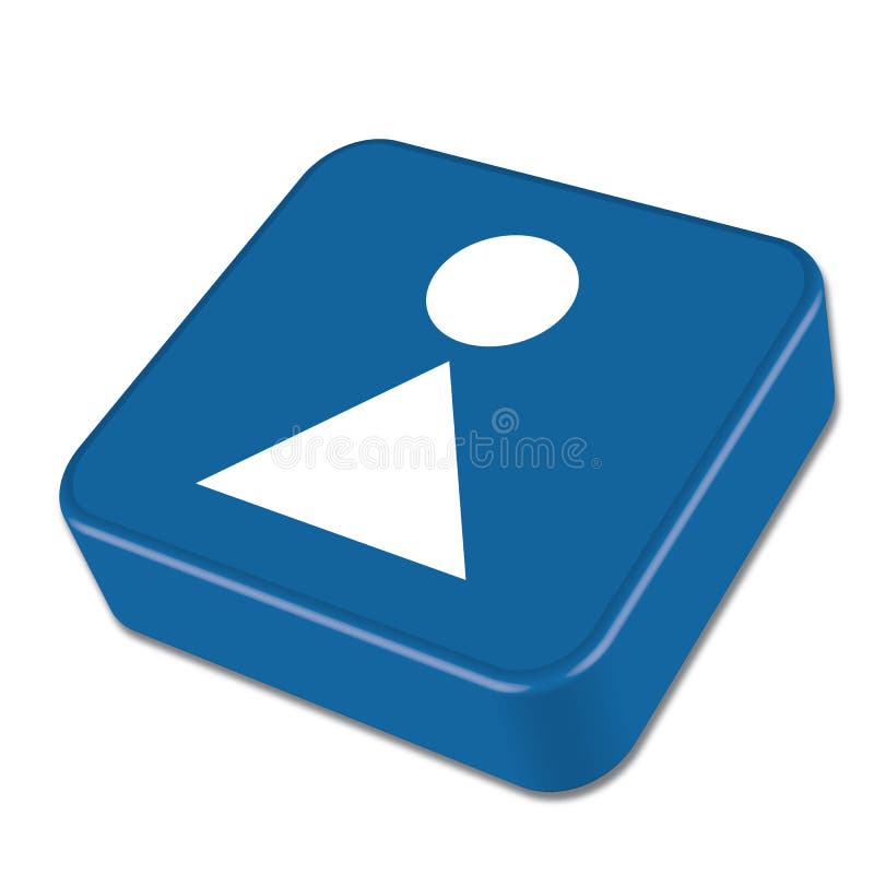 Woman Toilet vector icon royalty free illustration