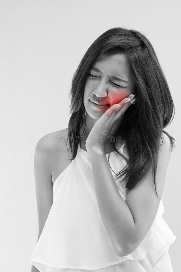 Woman with Tooth Ache or Oral Problem Stock Image Image of human