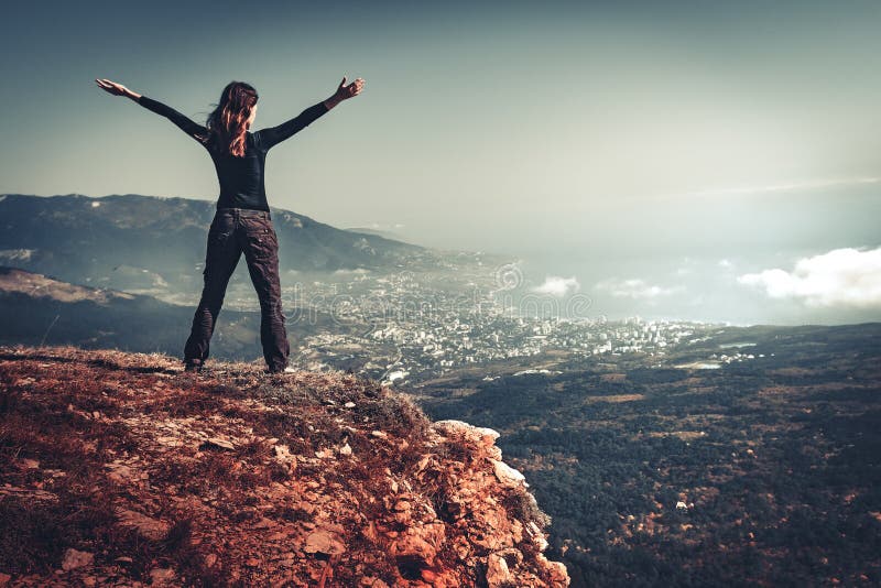 Image result for woman on mountain