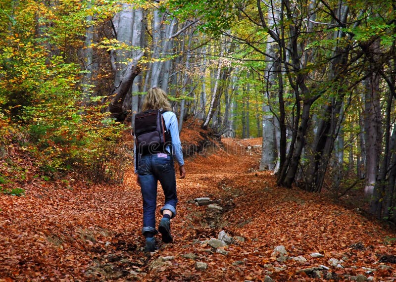 Žena turistka