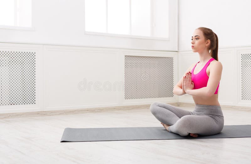 Personal Yoga Training Session Senior Woman Practicing Lotus Pose With  Instructor Photo Background And Picture For Free Download - Pngtree
