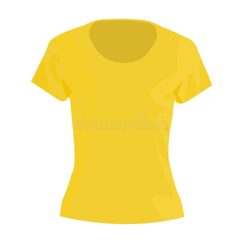 Woman Tshirt Vector Icon on a White Background. Female Clothes ...