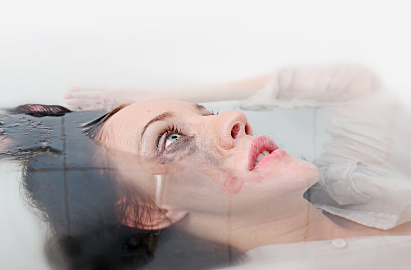 Woman under water stock images Woman under water stock images