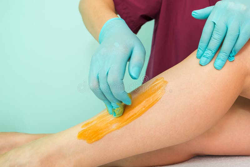 6. Sugaring for blonde leg hair removal - wide 5