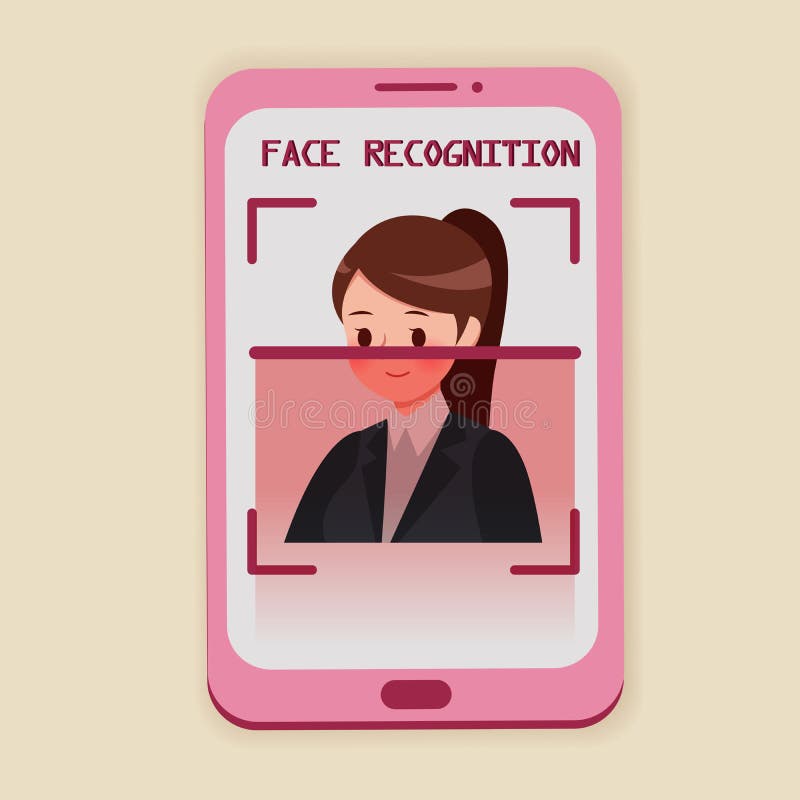 Face recognition concept stock vector. Illustration of people - 136925225