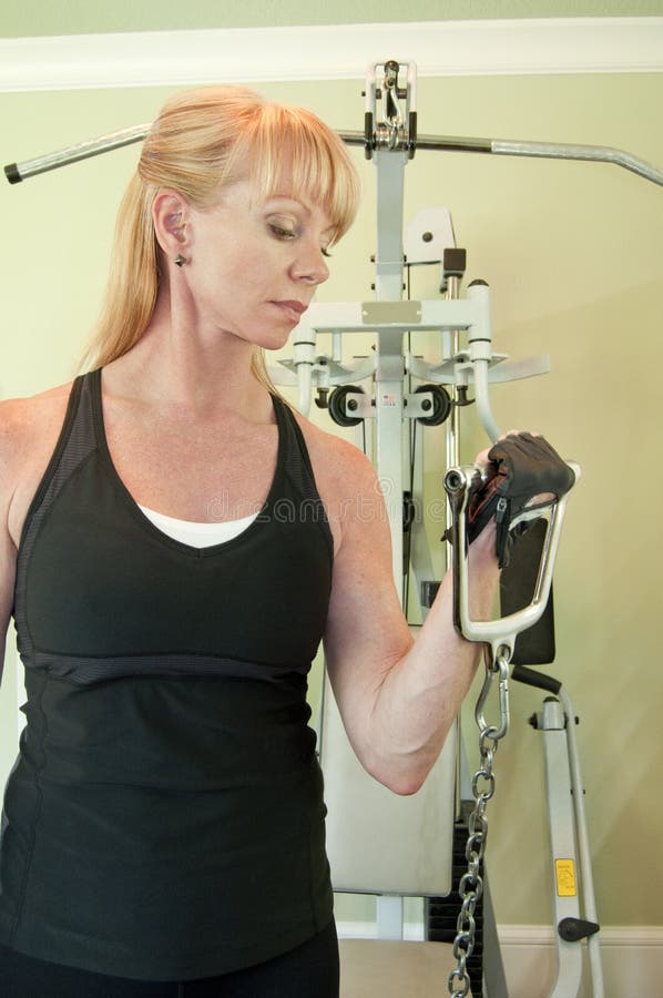 Woman using barbeque grill stock photo. Image of grill 21189268