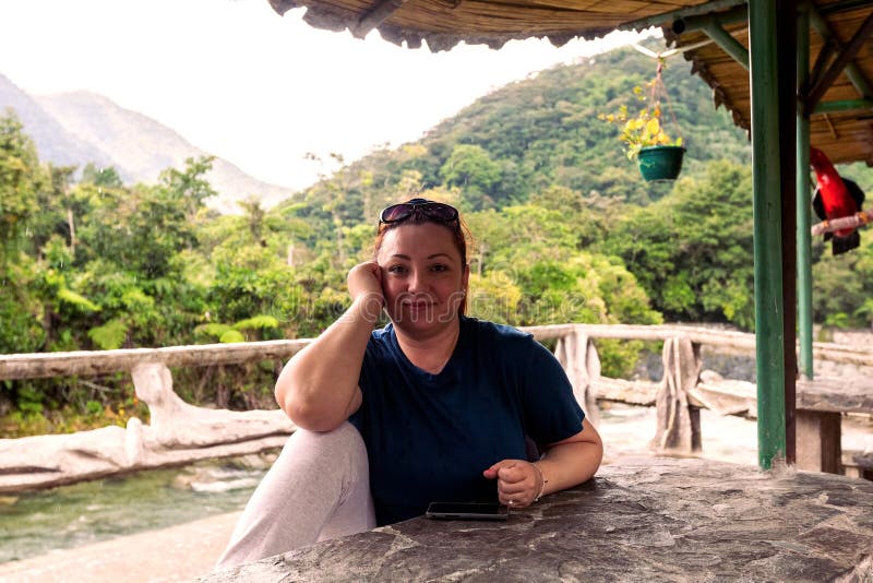 Woman On Vacation stock photography Woman On Vacation stock photography