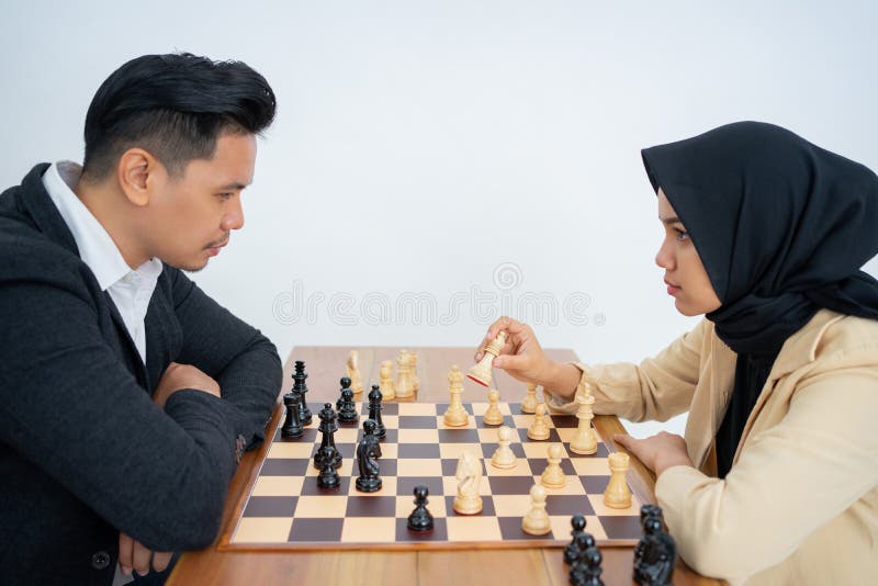 Japanese Man Playing Virtual Chess With Friend Online During Social  Distancing Times High-Res Stock Photo - Getty Images