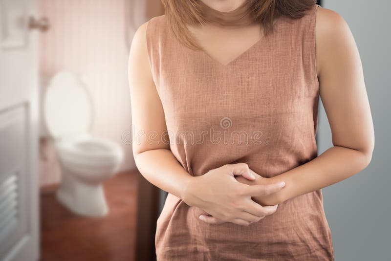 The woman wake up for go to restroom. People with diarrhea problem concept. Girl peeing stock images, royalty-free photos and pictures