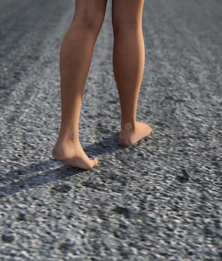 Giantess Barefoot