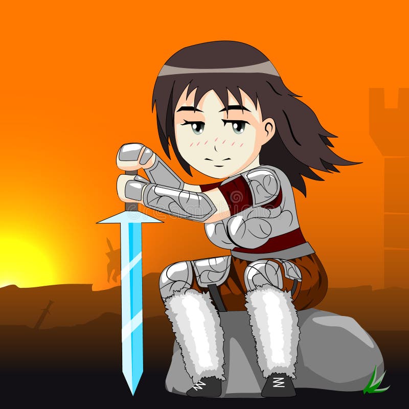 Download Woman Warrior On A Horse Vector Stock Vector - Illustration of myths, etymology: 33694446