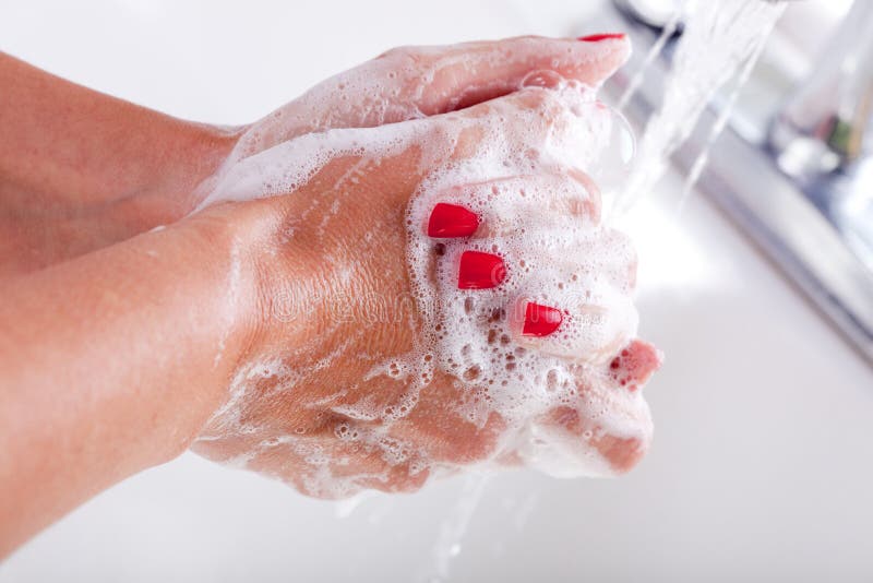 Woman Washing Hands