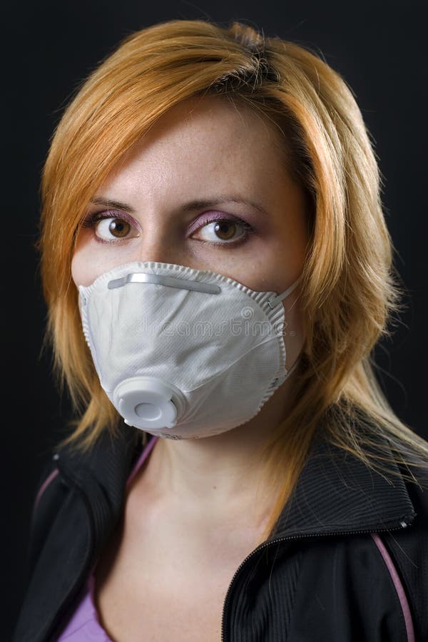 Woman wearing face mask stock photo. Image of assistance 11583830
