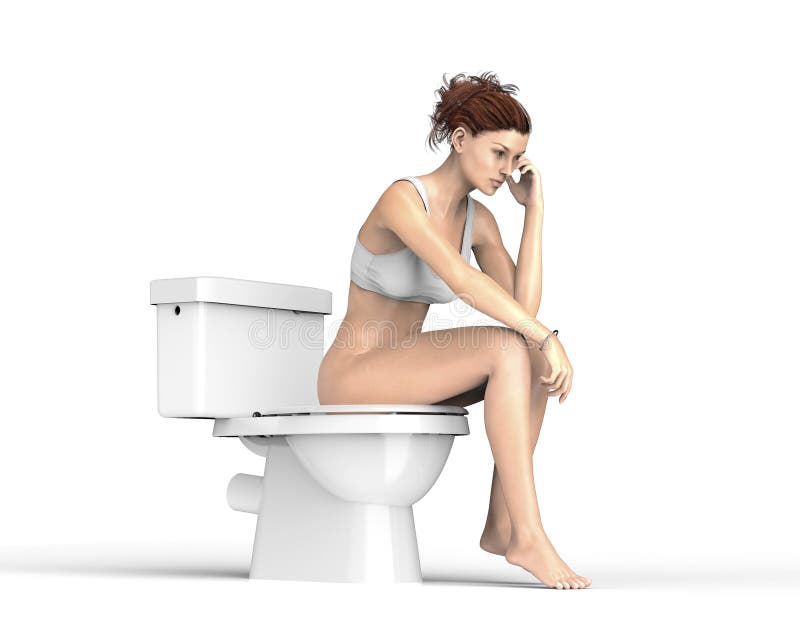 Girl Peeing In Toilet