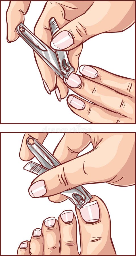 Woman Cutting Nails Image & Photo (Free Trial) | Bigstock