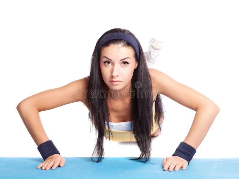 Woman working out