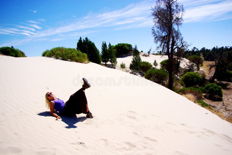 Woman on Wyperfeld Dune