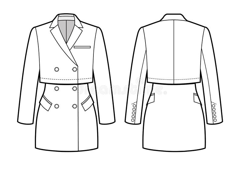 Crop Jacket Stock Illustrations – 689 Crop Jacket Stock Illustrations ...