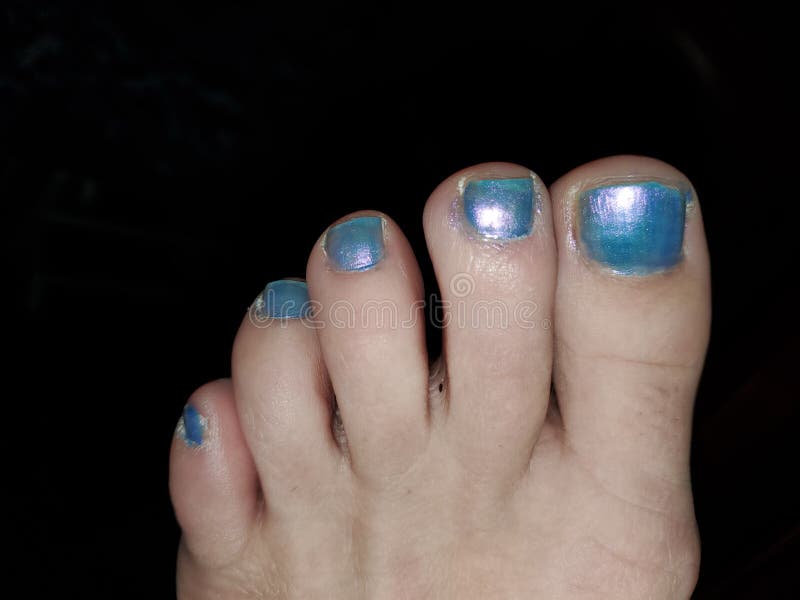 Sexy painted toe nails