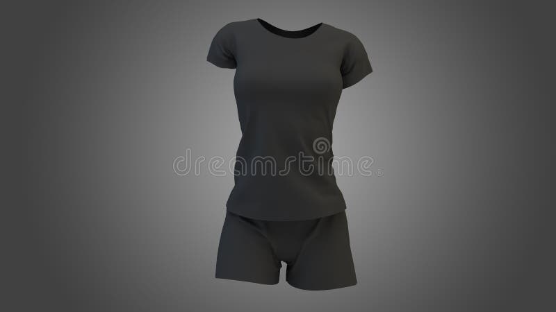 Set Mockup Of Women S Clothes. White Variant Template Fashion Clothes ...