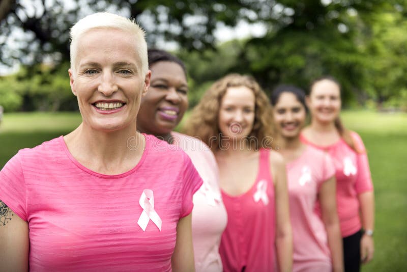 Women Breast Cancer Support Charity Concept