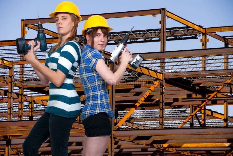 Women Construction Workers Royalty Free Stock Photography Image 17065327