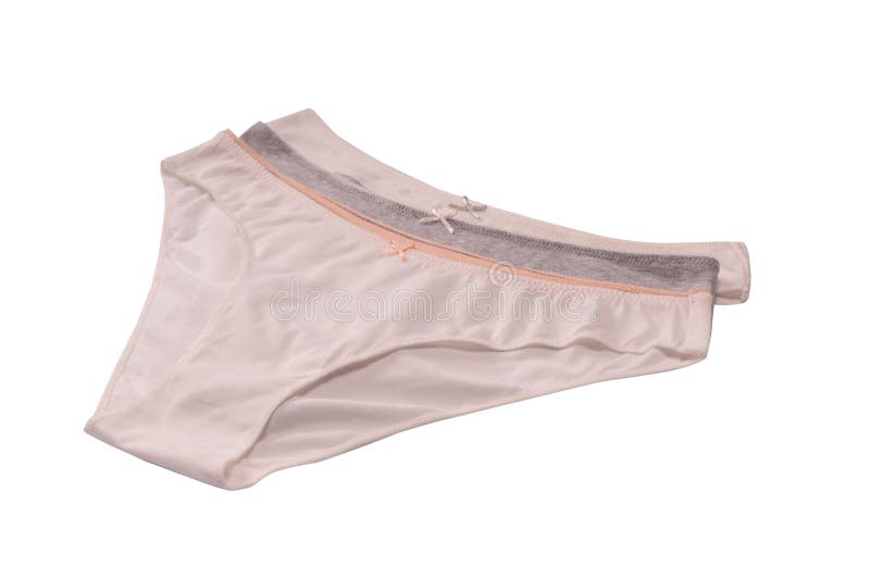 Women Cotton Panties Isolated on White Background Stock Photo Image of clothes, underwear