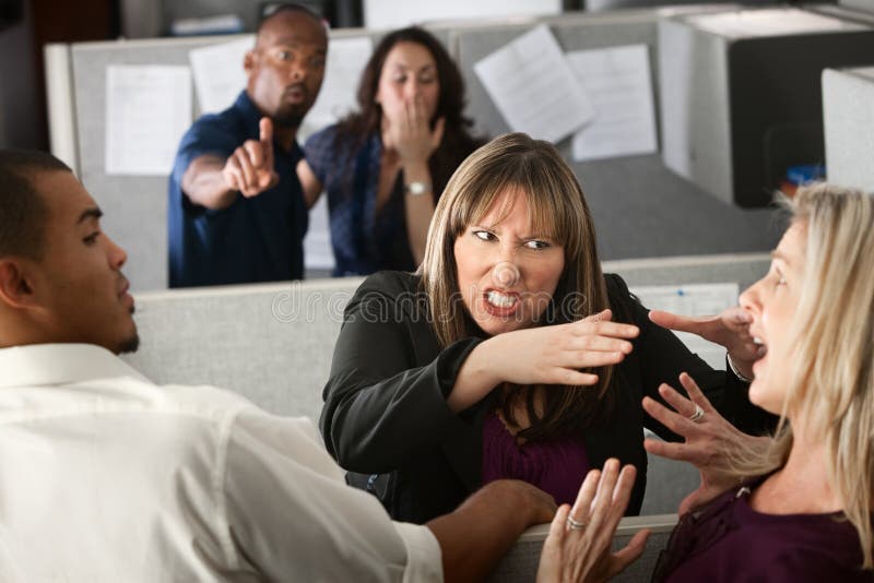 Women Coworkers Quarreling