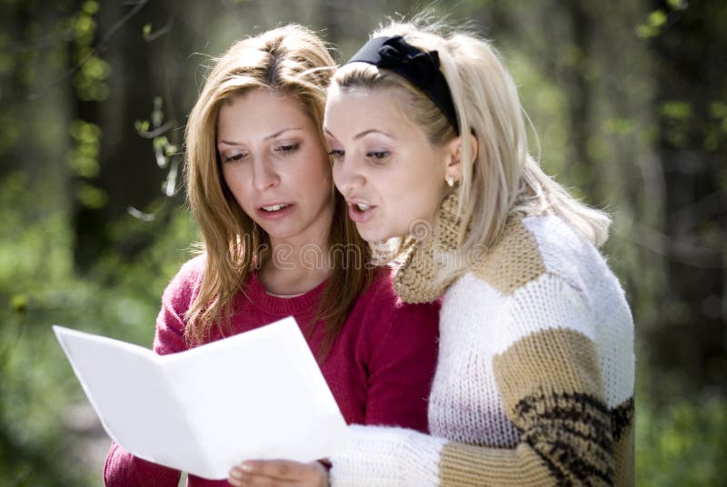 Women discussing