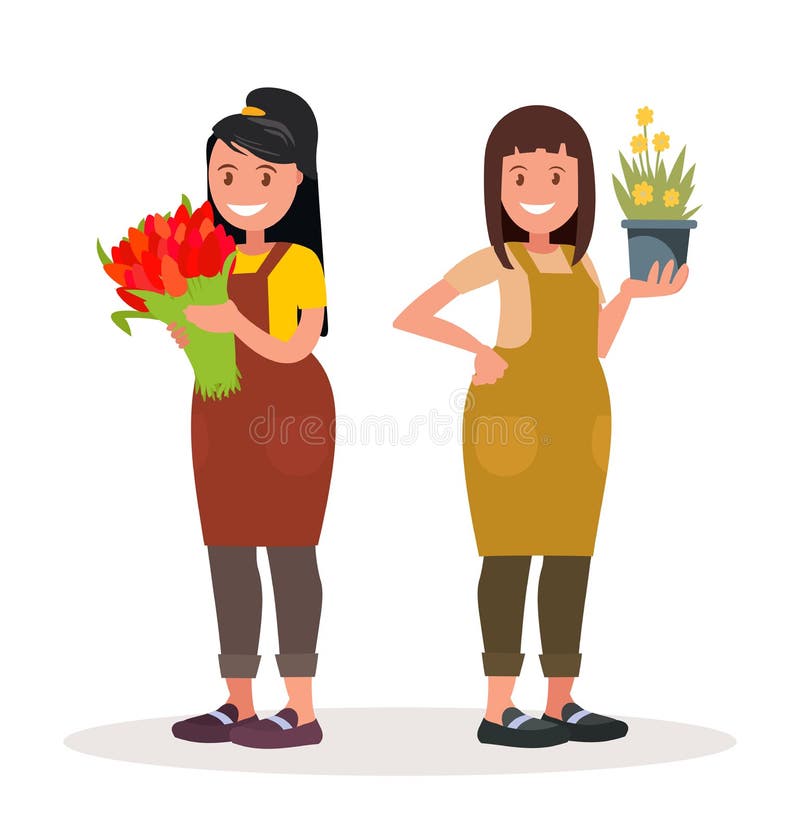 Florist Girl Stock Illustrations – 2,657 Florist Girl Stock Illustrations,  Vectors & Clipart - Dreamstime