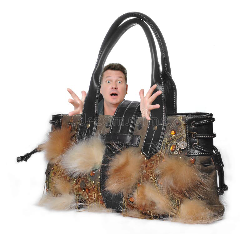 Women Handbag Small Man Stock Photos - Free & Royalty-Free Stock Photos  from Dreamstime