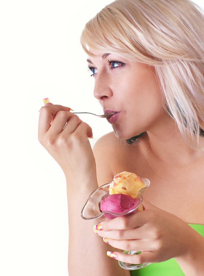 Women with ice-cream