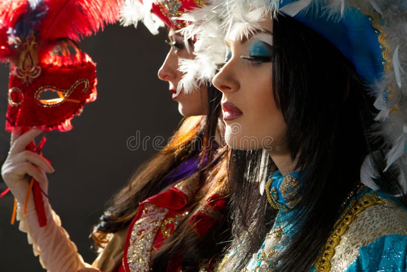 Women in medieval costume stock photo Women in medieval costume stock photo