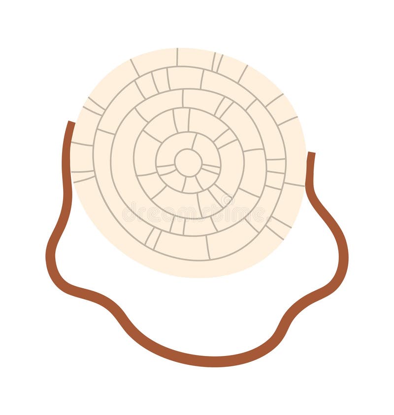 Women Round Bag stock illustration