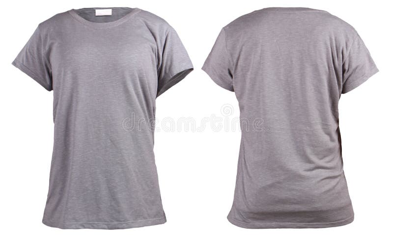 Download Men S Blank Grey V-Neck Shirt Template Stock Image - Image ...