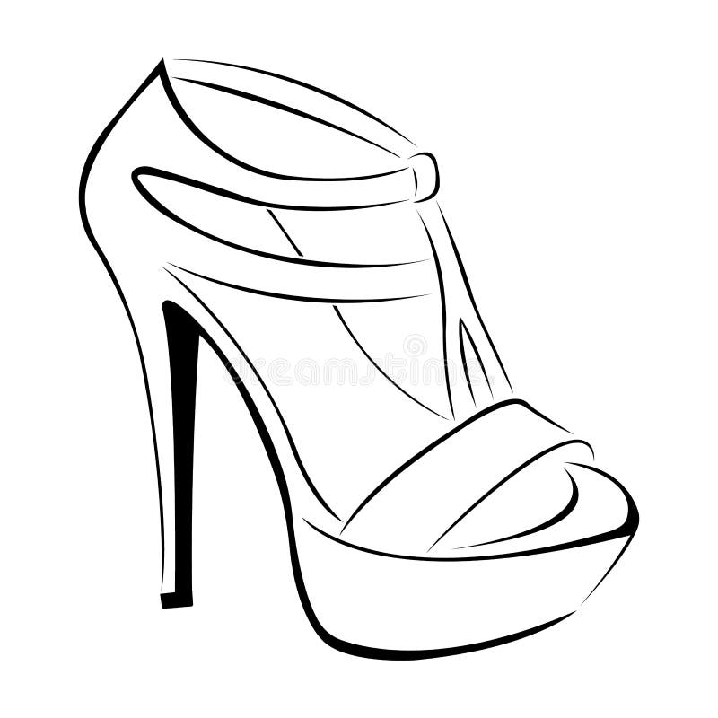 Featured image of post Sandals Drawing Draw the sole following the bottom shape of the sandals