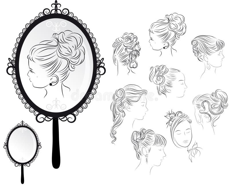 Women s hairstyles, mirror