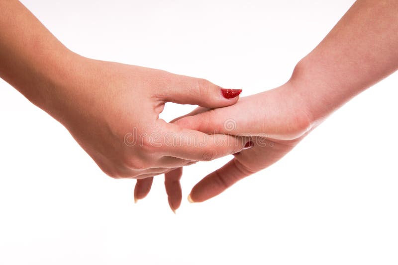 Women's Hands Sensual Touch Stock Photo Image 4494564