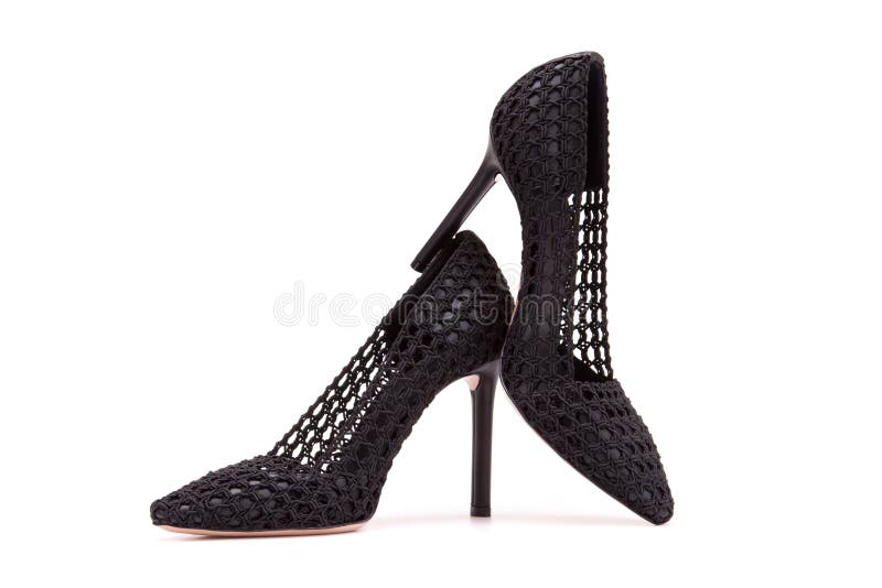 black woven shoes womens