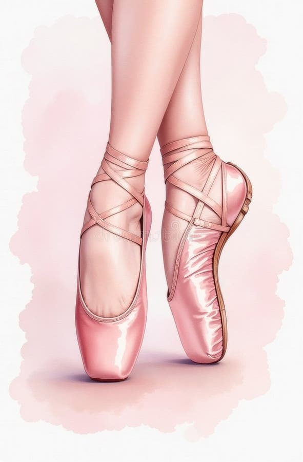 Ballet Pointe Shoe Pink Shirt Ballet Pointe Shoe Pink Shirt