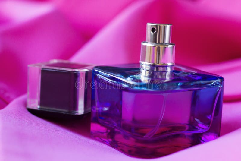 Women`s Pink Perfume on a Pink Dress Stock Photo - Image of female ...