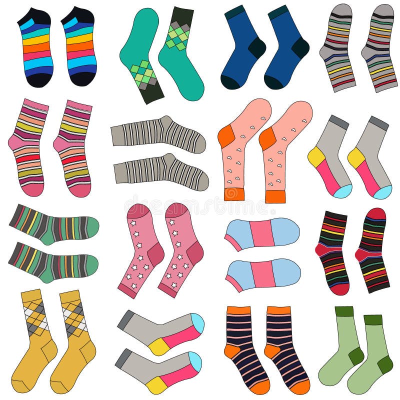 S Socks Stock Illustrations – 1,612 S Socks Stock Illustrations ...