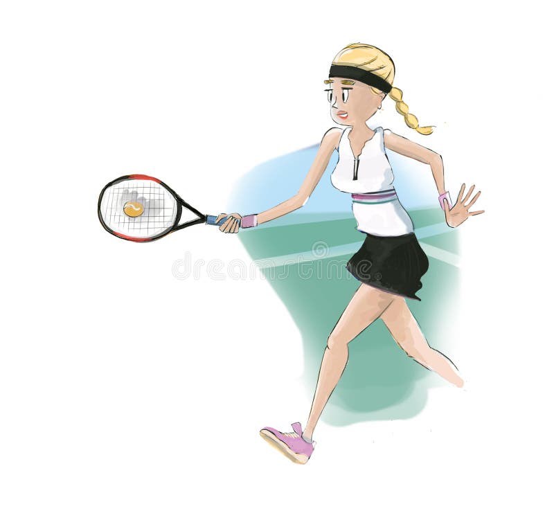Women's Tennis Rules Stock Illustrations 4 Women's Tennis Rules Stock