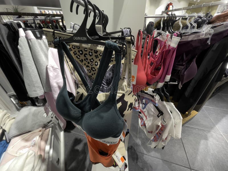Shop Woman Underwear Clothes, Lingerie On Rack. Retail Shop, Store. Stock  Photo, Picture and Royalty Free Image. Image 126647257.