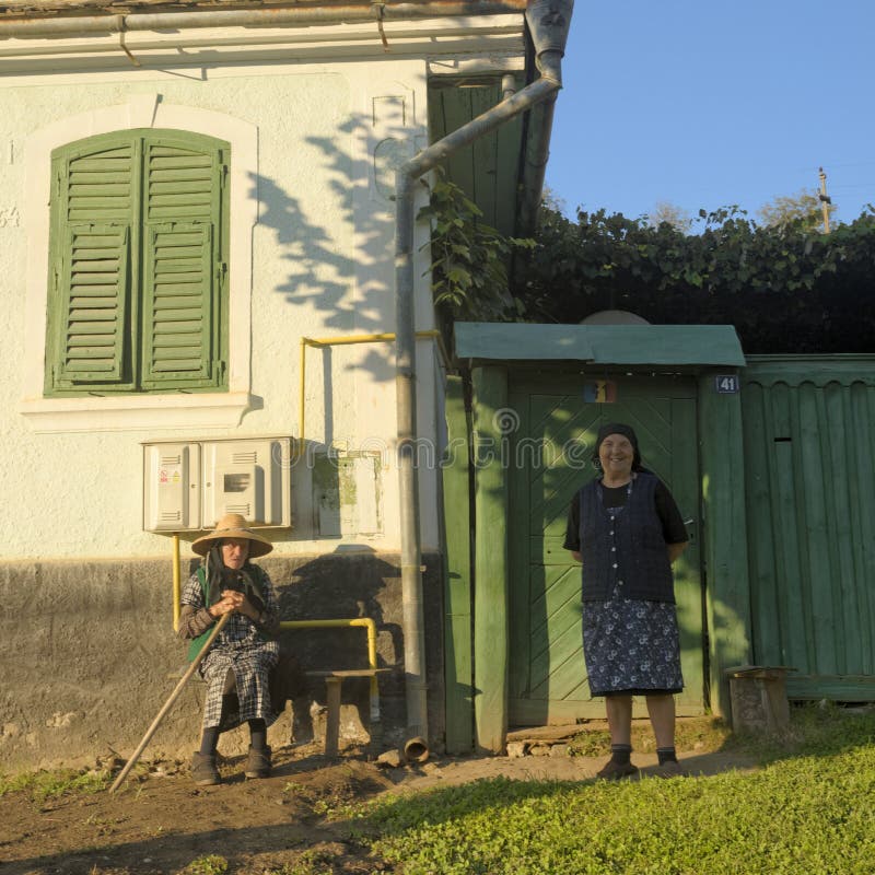 Women in Saxon Village of Copsa Mare