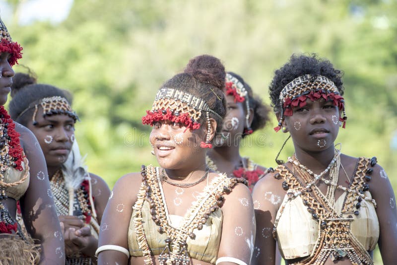 Traditional dress solomon islands Stock Photos and Images