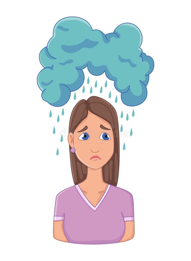 Women with Stress Symptom - Anger. Emotional or Mental Health Problem ...